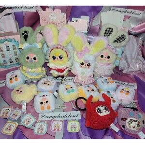 Baby Three Plush Lot Lolita 100% Mahjong Blind Box Toys Keychain BB3 Labubu Toys